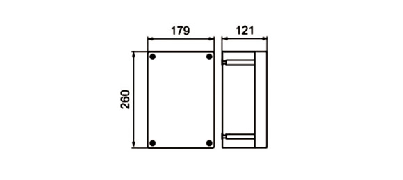 Outline Dimensions Of Explosion Proof Panel SPN-ed-S Series